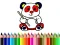 Gra Back To School: Panda Coloring w Internecie