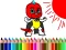 Gra Back To School: Mask Boy Coloring w Internecie