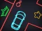 Gra Neon Car Puzzle w Internecie
