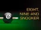 Gra Nine, eight and snooker w Internecie