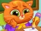 Gra Lovely Virtual Cat At School w Internecie