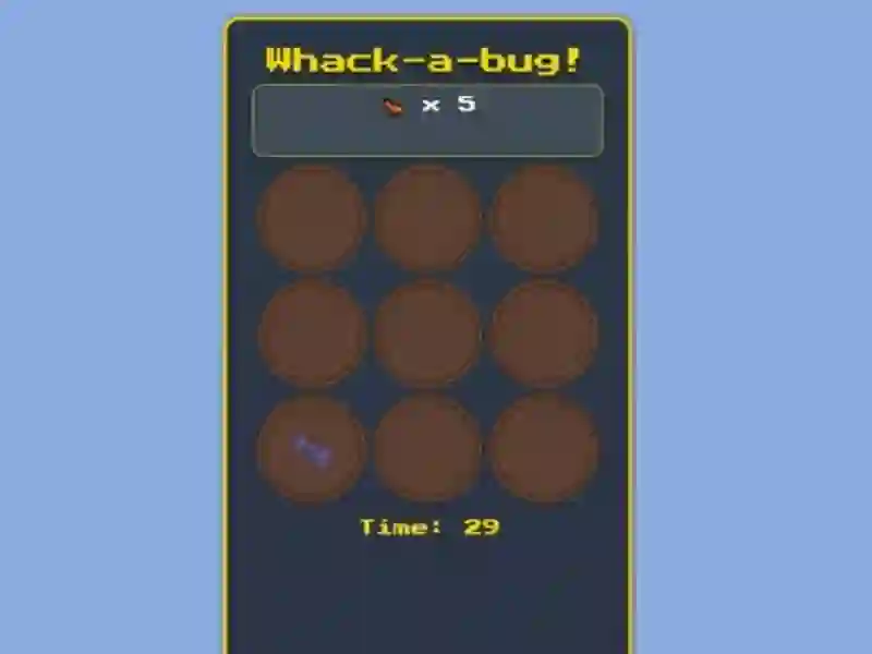 Gra Whack A Bug Challenge w Internecie