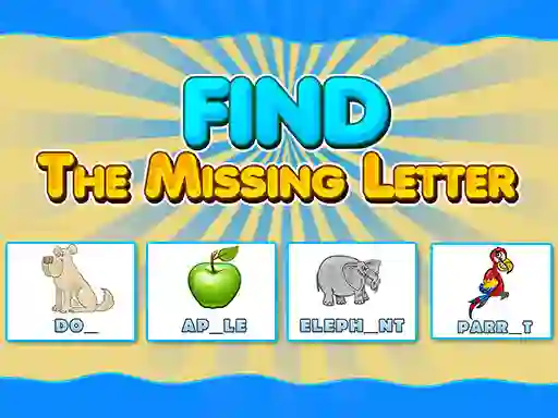 Gra Find The Missing Letter w Internecie