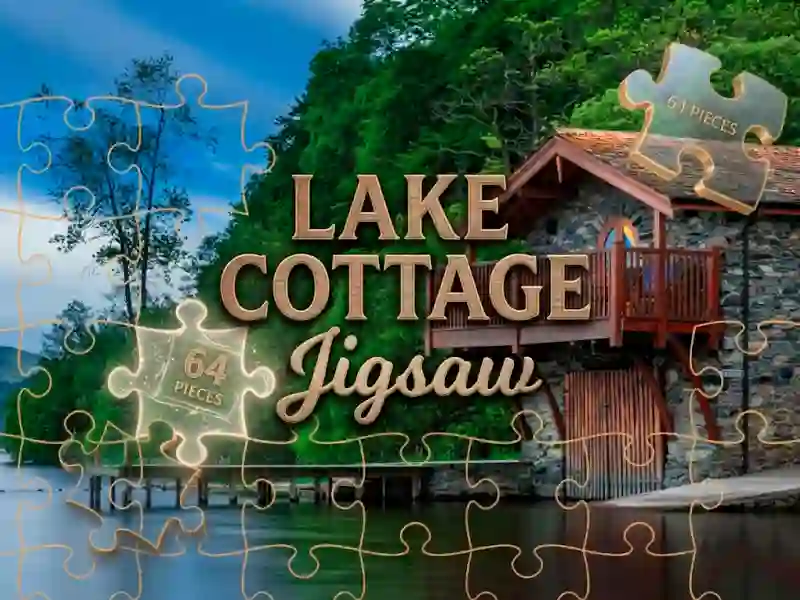 Gra Lake Cottage Jigsaw w Internecie