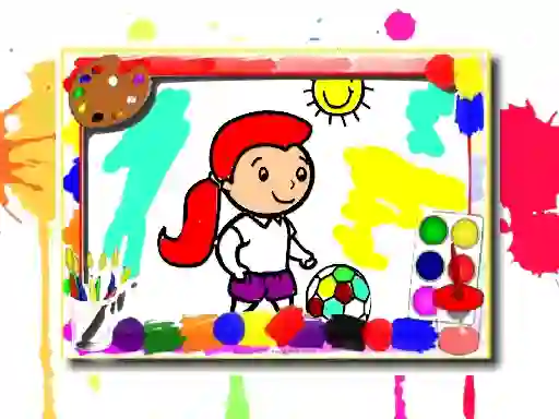 Gra Football Coloring Book w Internecie