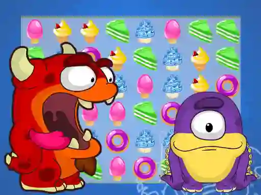 Gra Candy Monster Match 3 w Internecie