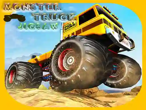 Gra Monster Trucks Jigsaw w Internecie