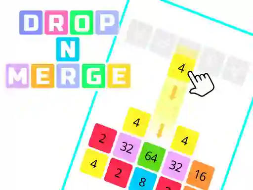 Gra Drop N Merge Blocks w Internecie
