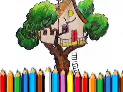 Gra Tree House Coloring Book w Internecie