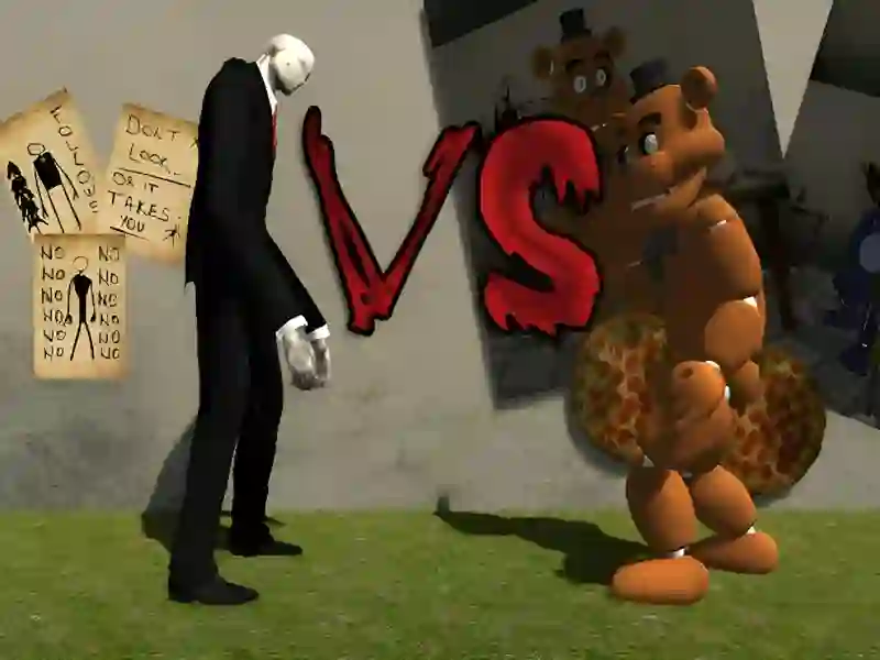 Gra Slenderman vs Freddy Fazbear w Internecie