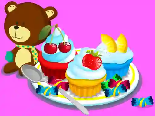 Gra Cooking Colorful Cupcakes w Internecie
