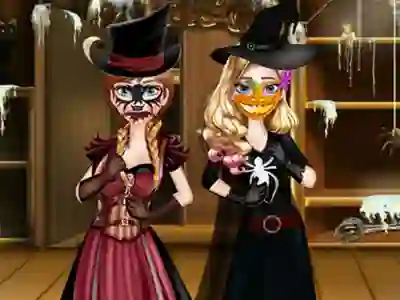 Gra Sisters Halloween Preparations w Internecie
