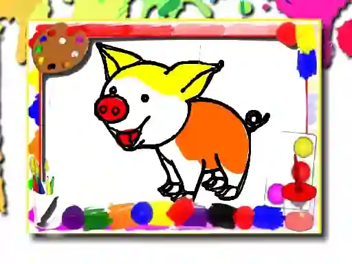 Gra Pigs Coloring Book w Internecie