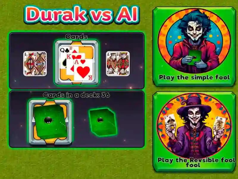 Gra Durak vs AI w Internecie