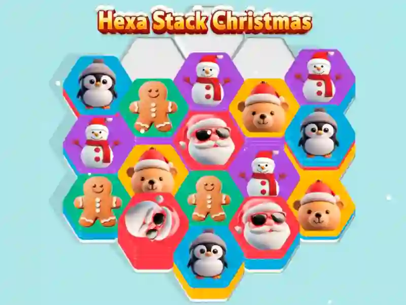 Gra Hexa Stack Christmas w Internecie
