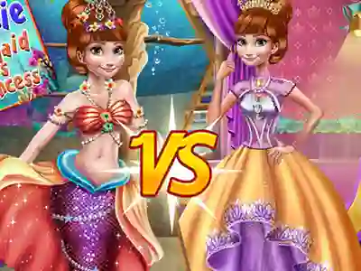 Gra Anna mermaid vs princess w Internecie