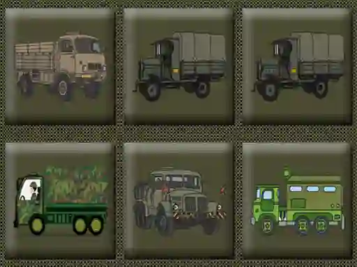 Gra Army Trucks Memory w Internecie