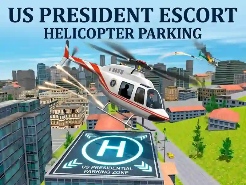 Gra US President Escort Helicopter Parking w Internecie