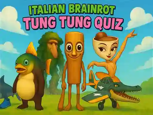 Gra Italian Brainrot tung Tung Quiz w Internecie