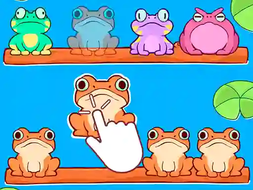Gra Sorting frogs w Internecie