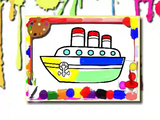 Gra Boats Coloring Book w Internecie