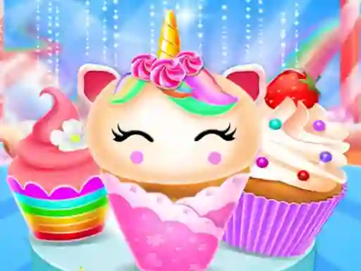 Gra Unicorn Mermaid Cupcake Cooking Design w Internecie