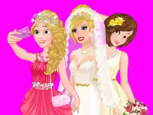 Gra Barbie's Wedding Selfie With Princesses w Internecie