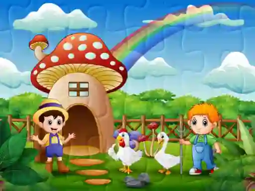 Gra Farm Animal Jigsaw w Internecie