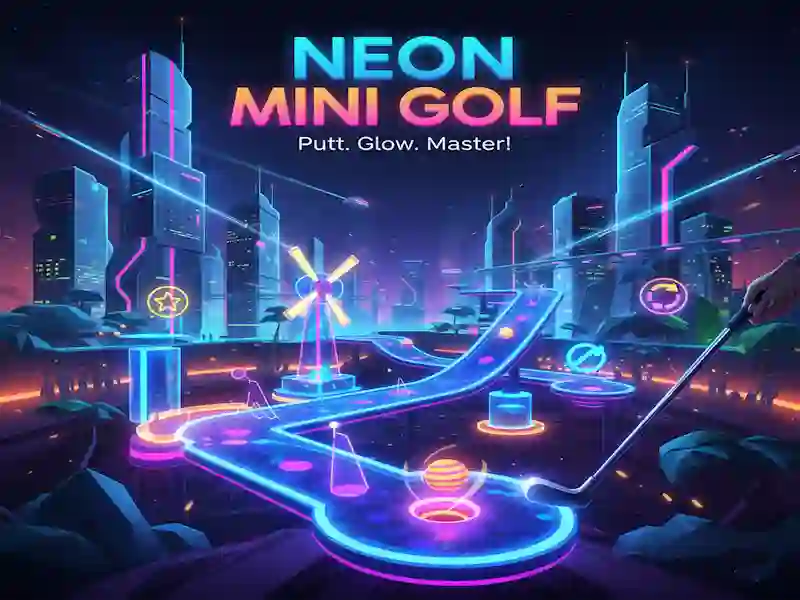 Gra Neon Mini Golf w Internecie