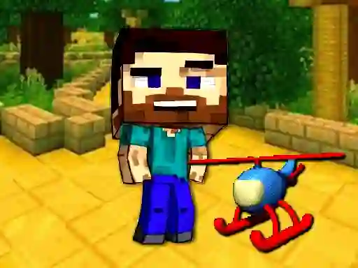 Gra Mineblock Helicopter Adventure w Internecie