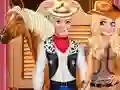 Gra Frozen Couple Cowboy Style w Internecie
