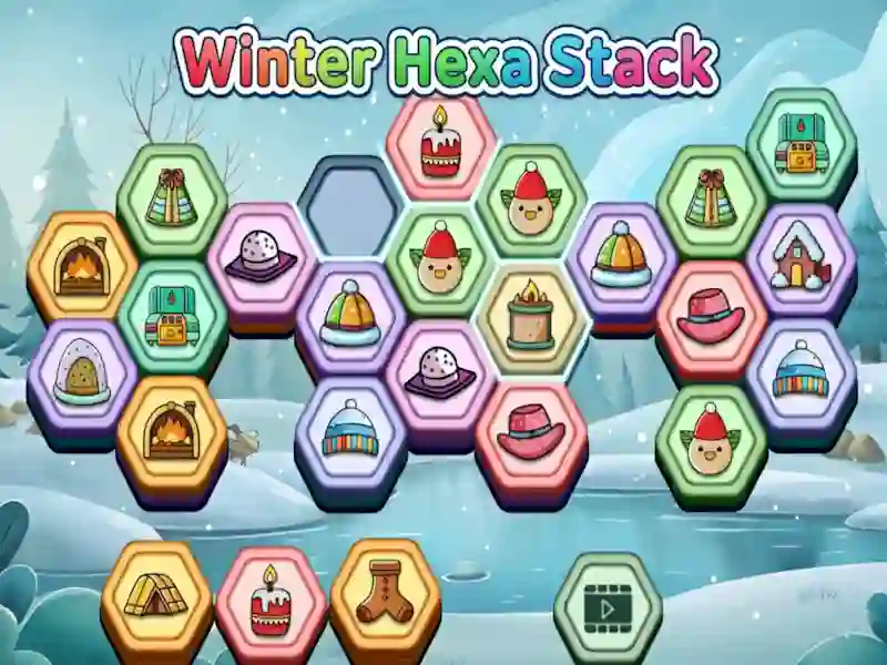 Gra Winter Hexa Stack w Internecie