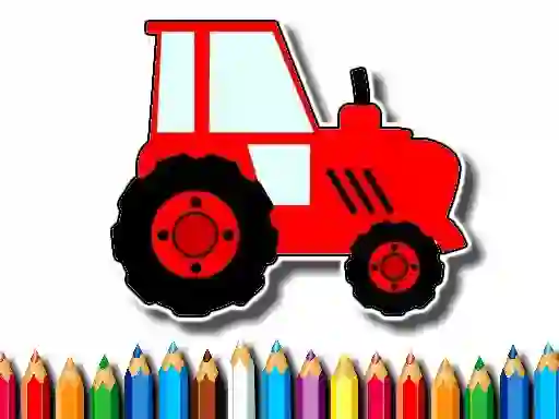 Gra Easy Kids Coloring Tractor w Internecie