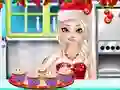 Gra Frozen Christmas Cupcake Maker w Internecie