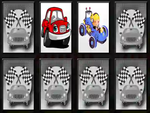 Gra Racing Cars Memory w Internecie