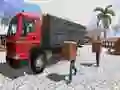 Gra Asian offroad cargo truck driver w Internecie