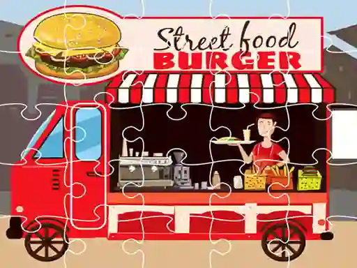 Gra Burger Trucks Jigsaw w Internecie