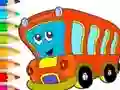 Gra Coloring Book: Bus w Internecie