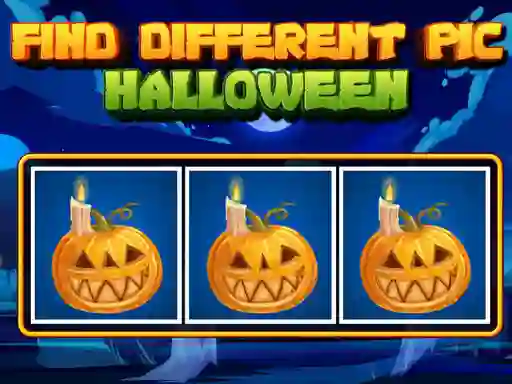 Gra Find Different Pic Halloween w Internecie