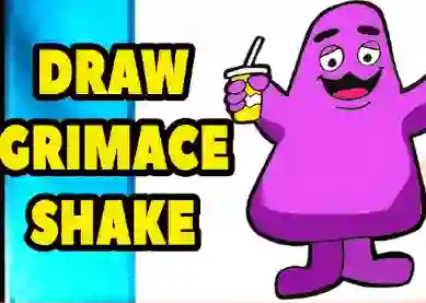Gra Grimace Shake: Draw and Erase w Internecie
