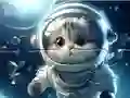 Gra Jigsaw Puzzle: Astronaut-Cat w Internecie