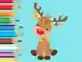 Gra Coloring Book: Cute Christmas Reindeer w Internecie
