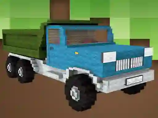 Gra Blockcraft Truck Jigsaw w Internecie