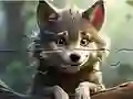 Gra Jigsaw Puzzle: Smiling Wolf w Internecie