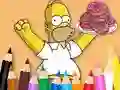 Gra Coloring Book: Simpson Doughnut w Internecie