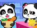 Gra Jigsaw Puzzle: Baby Panda Supermarket w Internecie