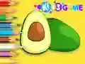 Gra Coloring Book: Avocado Fruit w Internecie