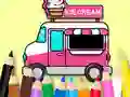 Gra Coloring Book: Ice Cream Car w Internecie