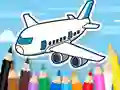 Gra Coloring Book: Flying Airplane w Internecie