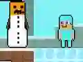Gra Noob vs Pro Snowman w Internecie